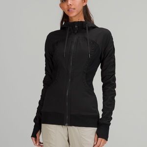 Lululemon Dance Studio Jacket 12 Black and Grey